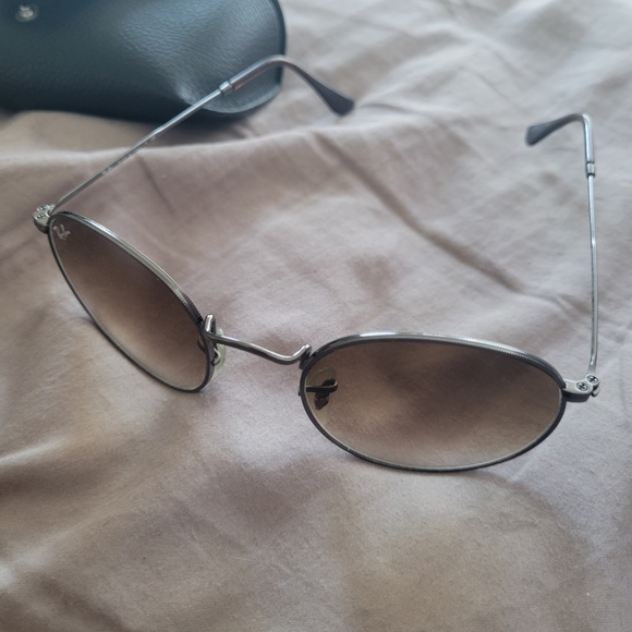 RAYBAN Round Metal (Dark copper frame, brown ombre glasses) - Picture 5 of 5